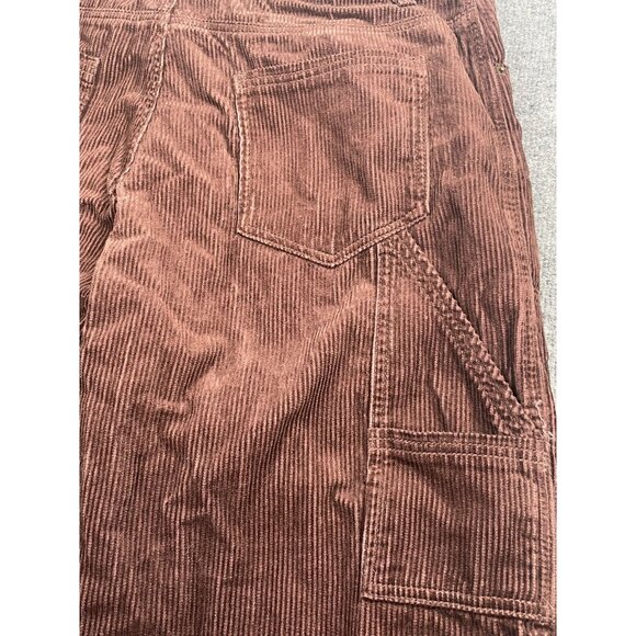 No Boundaries Brown Corduroy 34x31 Relaxed Fit Carpenter Baggy Grungy Pockets - Picture 6 of 8